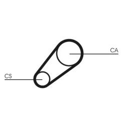 Fogasszíj - CONTINENTAL CTAM (CT648)