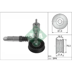 Feszítőkar, Hosszbordás Szíj - Schaeffler INA (534001410)