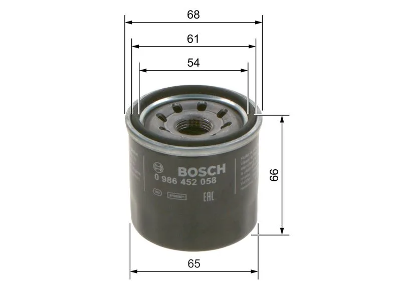 Olajszűrő - BOSCH (0986452058)