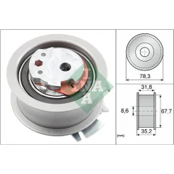 Feszítő, Fogasszíj - Schaeffler INA (531062830)