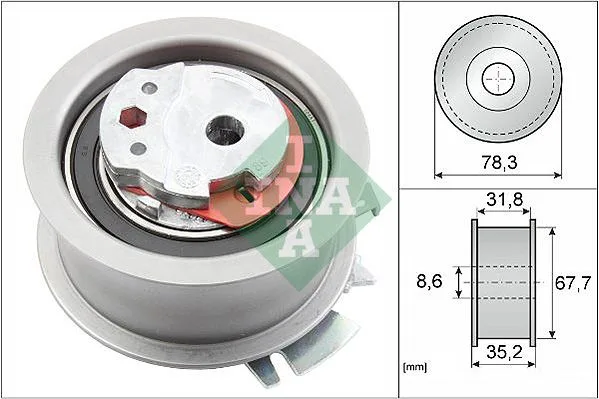 Feszítő, Fogasszíj - Schaeffler INA (531062830)