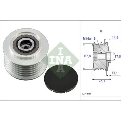 Generátor Szabadonfutó - Schaeffler INA (535005210)