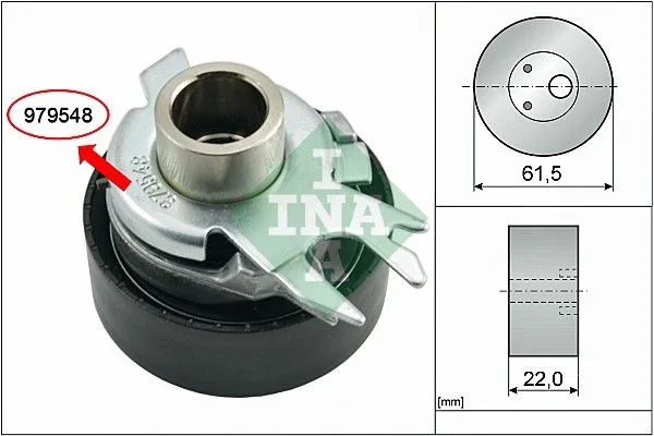 Feszítő, Fogasszíj - Schaeffler INA (531052530)