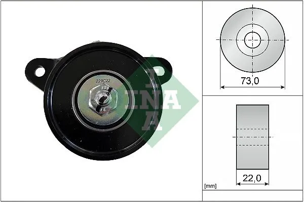 Feszítőgörgő, Hosszbordás Szíj - Schaeffler INA (531054010)