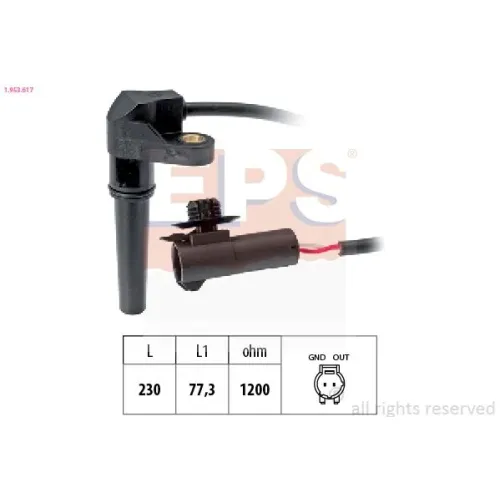 Fordulatszám Érzékelő, Automata Váltó - EPS (1-953-617)