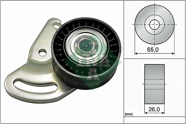 Feszítőgörgő, Hosszbordás Szíj - Schaeffler INA (531059130)