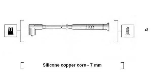 Gyujto Kabel Alfa - MAGNETI MARELLI (MSK520)