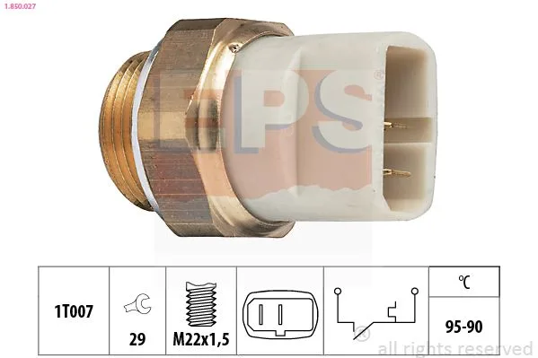 Hőkapcsoló, Hűtőventillátor - EPS (1-850-027)