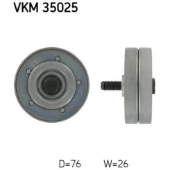 Szíjtárcsa/Vezetőgörgő, Hosszbordás Szíj - SKF (VKM35025)