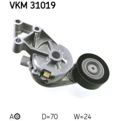 Feszítőgörgő, Hosszbordás Szíj - SKF (VKM31019)