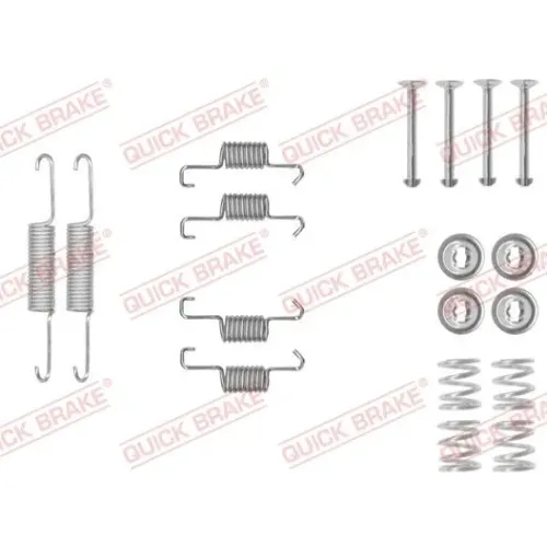 Tartozék Készlet, Rögzítőfék Pofa - QUICK BRAKE (QB105-0011)