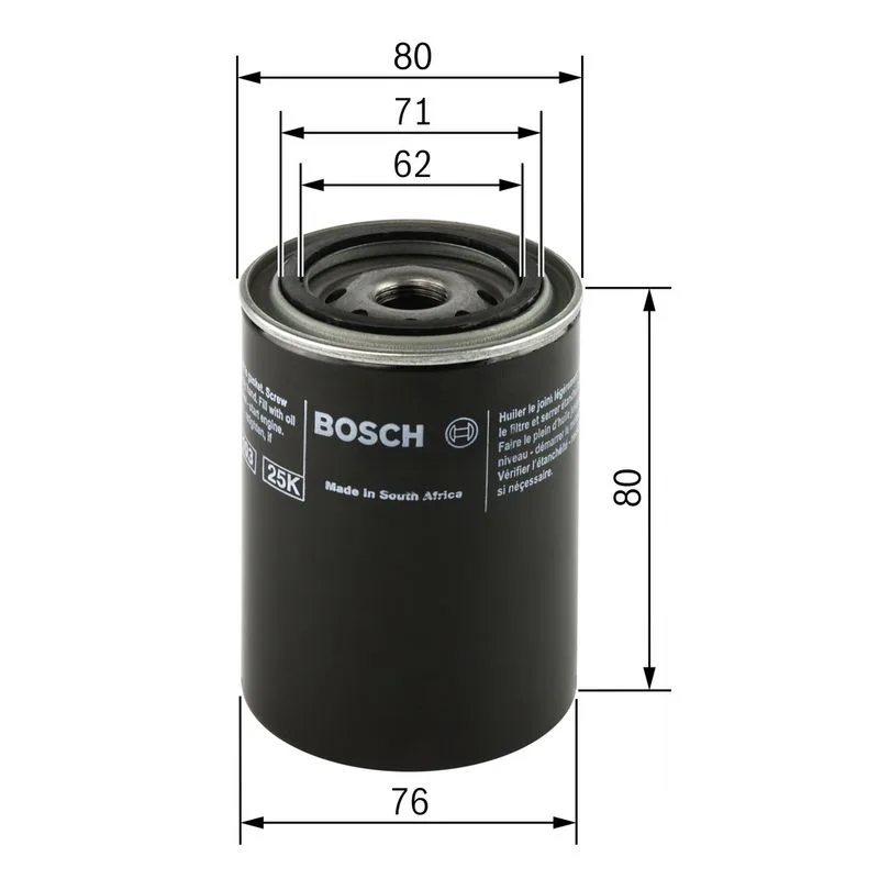 Olajszűrő - BOSCH (F026407005)