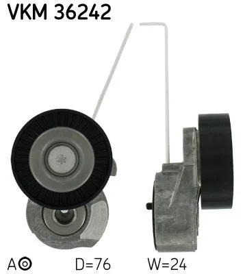 Feszítőgörgő, Hosszbordás Szíj - SKF (VKM36242)