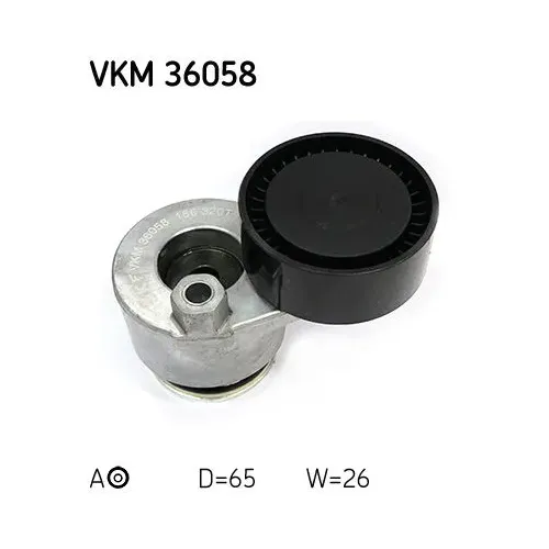 Feszítőgörgő, Hosszbordás Szíj - SKF (VKM36058)