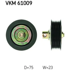 Szíjtárcsa/Vezetőgörgő, Hosszbordás Szíj - SKF (VKM61009)