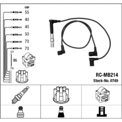 Gyújtókábel Készlet - NGK (RC-MB214)