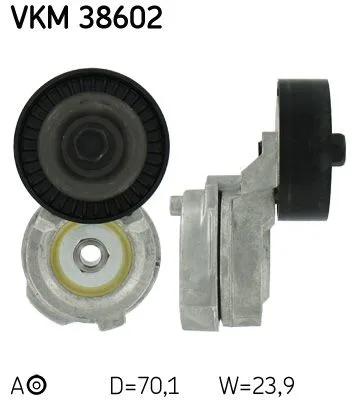 Feszítőgörgő, Hosszbordás Szíj - SKF (VKM38602)