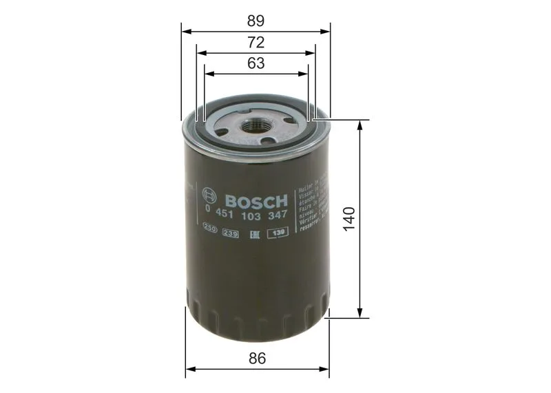 Olajszűrő - BOSCH (0451103347)