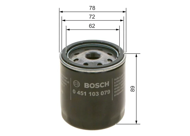 Olajszűrő - BOSCH (0451103079)