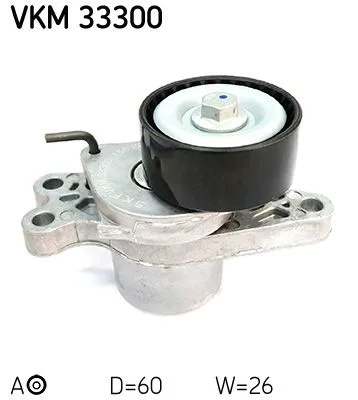 Feszítőgörgő, Hosszbordás Szíj - SKF (VKM33300)