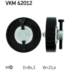 Feszítőgörgő, Hosszbordás Szíj - SKF (VKM62012)