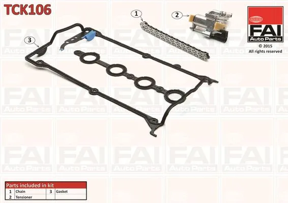 Vezérműlánc Készlet - FAI AutoParts (TCK106)