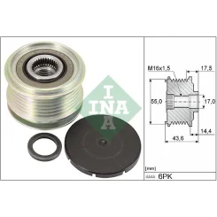 Generátor Szabadonfutó - Schaeffler INA (535010510)