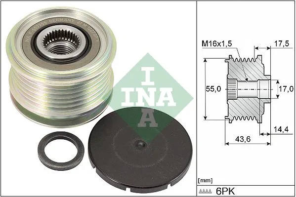 Generátor Szabadonfutó - Schaeffler INA (535010510)