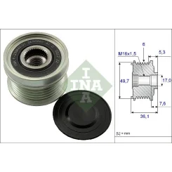 Generátor Szabadonfutó - Schaeffler INA (535013410)