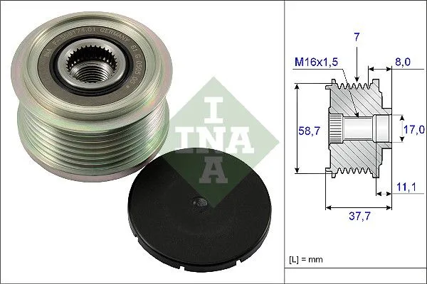 Generátor Szabadonfutó - Schaeffler INA (535012810)