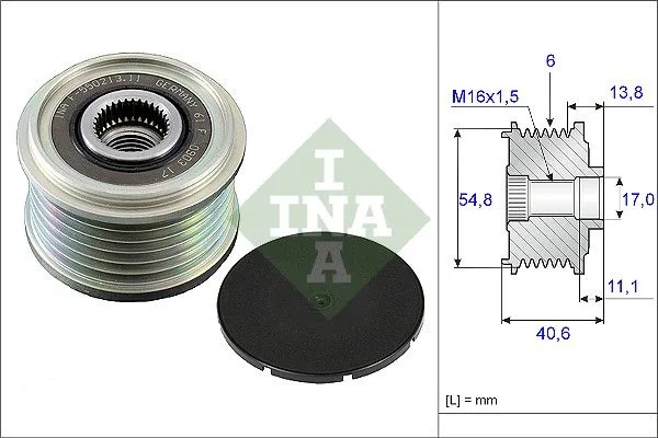 Generátor Szabadonfutó - Schaeffler INA (535010210)
