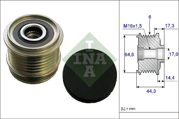 Generátor Szabadonfutó - Schaeffler INA (535013010)