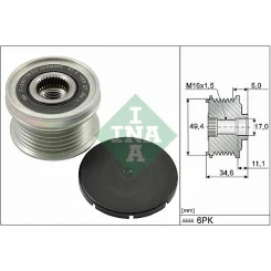 Generátor Szabadonfutó - Schaeffler INA (535015510)
