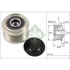 Generátor Szabadonfutó - Schaeffler INA (535022710)