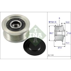 Generátor Szabadonfutó - Schaeffler INA (535022610)