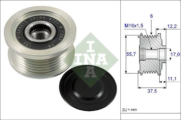 Generátor Szabadonfutó - Schaeffler INA (535022610)