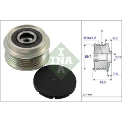 Generátor Szabadonfutó - Schaeffler INA (535003410)