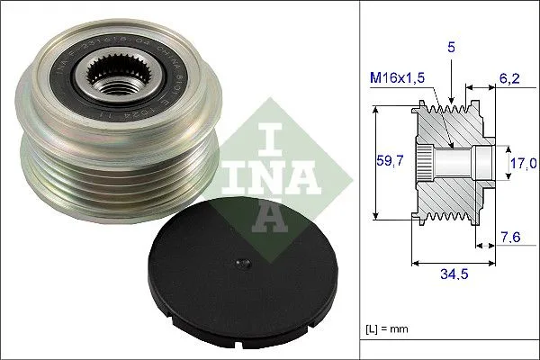 Generátor Szabadonfutó - Schaeffler INA (535003410)