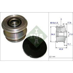 Generátor Szabadonfutó - Schaeffler INA (535012110)