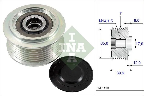Generátor Szabadonfutó - Schaeffler INA (535022910)