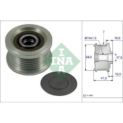 Generátor Szabadonfutó - Schaeffler INA (535023210)