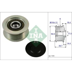 Generátor Szabadonfutó - Schaeffler INA (535024110)