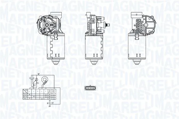 Szélvédőmosó Berendezés - MAGNETI MARELLI (TGE223A)
