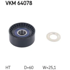 Feszítőgörgő, Hosszbordás Szíj - SKF (VKM64078)