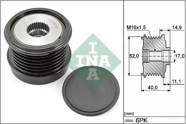 Generátor Szabadonfutó - Schaeffler INA (535029310)