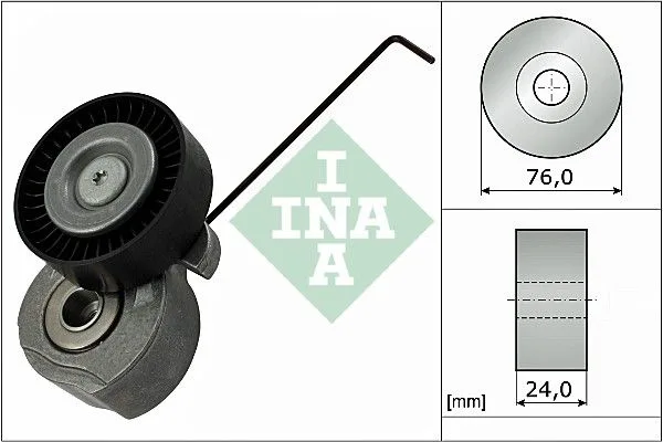 Feszítőkar, Hosszbordás Szíj - Schaeffler INA (534032410)