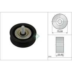 Rolka Paska Wielorowk. Db Glc/Glx/W206 - Schaeffler INA (532119710)