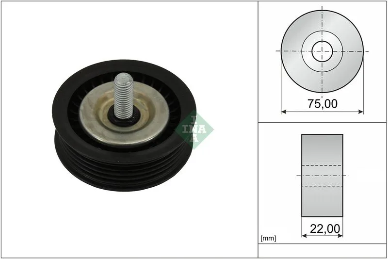 Rolka Paska Wielorowk. Db Glc/Glx/W206 - Schaeffler INA (532119710)