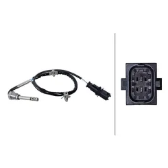 Czujnik Temp. Spalin Opel Astra J 2.0 Biturbo 12- - HELLA (6PT010376-351)