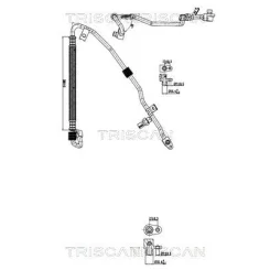 Przewód Klimatyzacji Fiat, Nissan, Opel - TRISCAN (901010003)